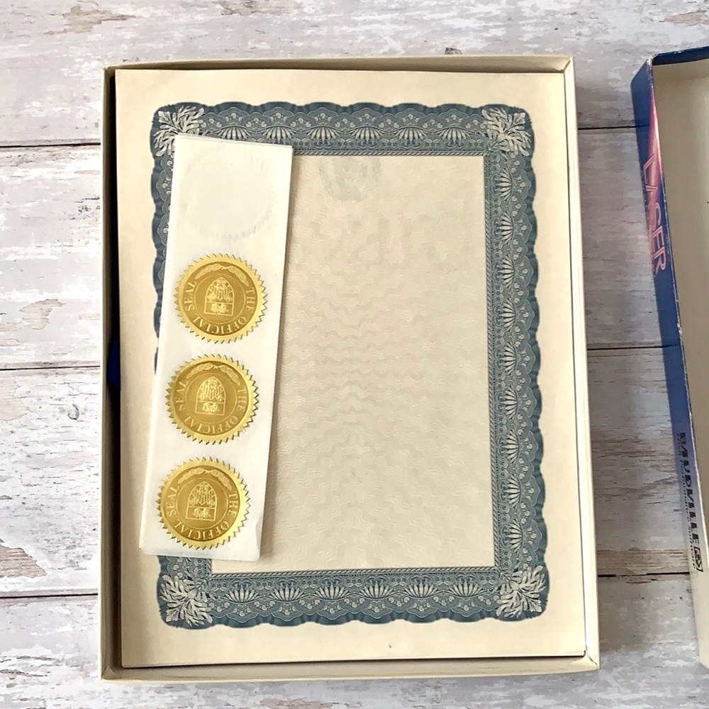 Printable Award Maker Certificates & Gold Stickers Set Printable Awards